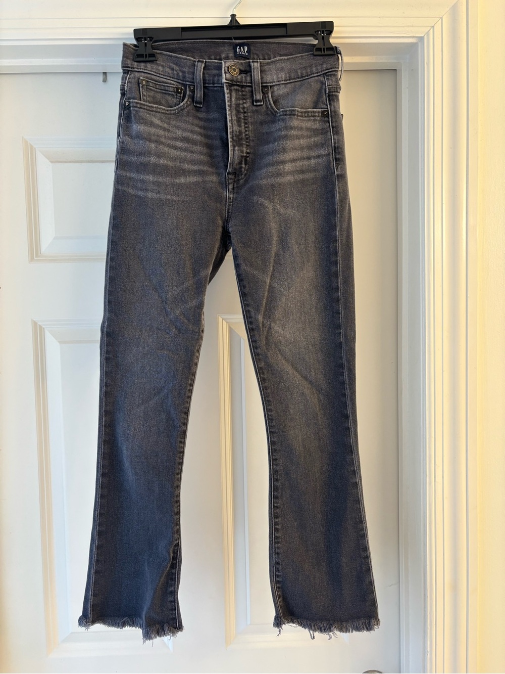 GAP Men's Bootcut Jeans in Washed Charcoal